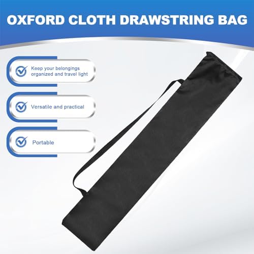 PATIKIL 39 x 8 Inch Tripod Carrying Case, 2 Pack Camera Tripod Carrying Bags Oxford Cloth Padded Bag for Camera Gear Mic Light Stand Sheet Music Photography Accessories, Black - Image 3