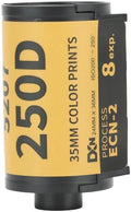 35mm Color Print Film Professional Wide Exposure Range ECN 2 Process Colour Print Camera Film for 135 Camera, 8 Sheet, 200-250, 1.9 x 1.1 in by Unknown