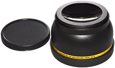 Socko 2.2X HD Telephoto Lens for Nikon F (DX) & Z (DX) Mounts, 55mm, 2.2X Zoom, Auto Focus, Black by Unknown