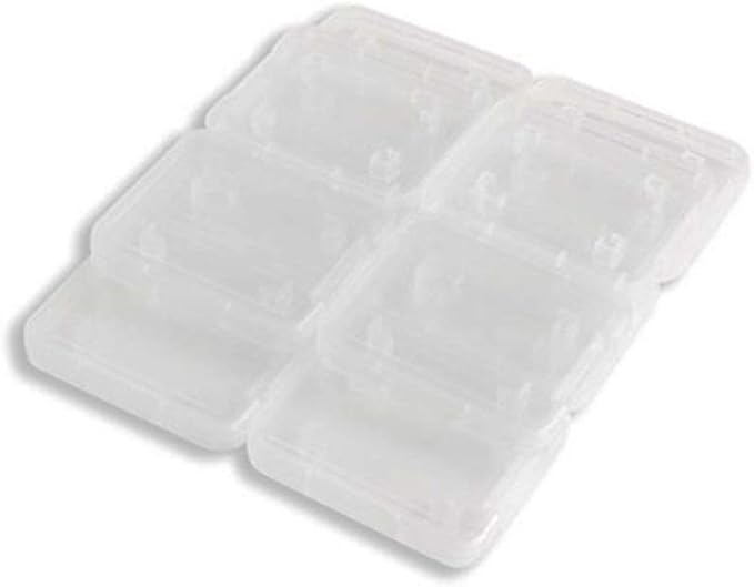 10pcs Plastic Memory Card Storage Case Compatible with SD MMC/SDHC PRO Duo White (10 PCS) - Image 5