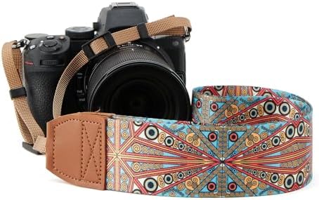 ZOOEASS Camera Strap for DSLR and Mirrorless Digital Camera,Neck Strap with Embroidery Patterns and Quick-release Buckle by Unknown