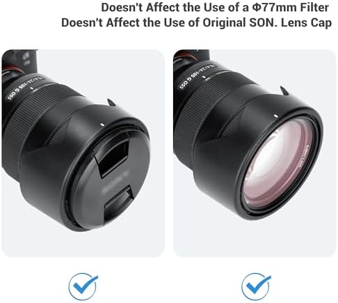 Lens Hood for Sony FE 24-105mm F4 G OSS Lens, Replaces Sony ALC-SH152 Hood - Image 6