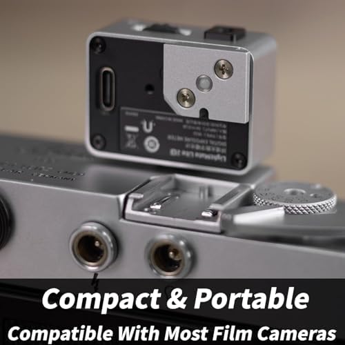 Digital Film Camera Exposure Meter,Light Meter with OLED Screen,Cold Hot Shoe Mount, ISO & Aperture and Shutter Speed Adjustable, 30° Average Measurement - Image 6