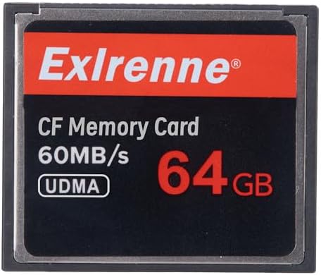 Original 64GB CF Memory Card UDMA Speed Up to 60MB/s SLR Camera CF Card for Professional Photographer by LILIWELL