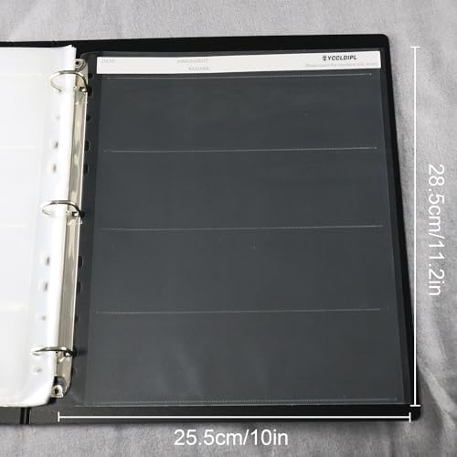 50PCS-YCCLDIPL Archival Storage Sheets - 120Negative Page Preservers for 120 Film (50 Archival Storage Sheets) - Image 2