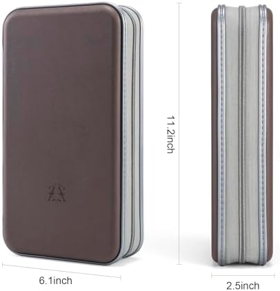alavisxf xx CD Case, 96 Capacity Hard Plastic Organizer Wallet for Car - Image 4