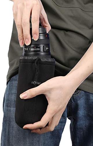 Selens Protective Drawstring Neoprene DSLR Camera Lens Pouch Bag - Image 6