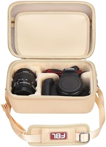 FBLFOBELI EVA Camera Case for Canon EOS Rebel T7/T8i/T5/R50/R100 - Image 2