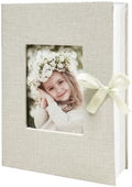 Photo Album 4x6 100 Pockets, Slip-in Picture Albums, Linen Cover Top Loader Vertical Pockets Albums for Baby, Kids Boy Girls, Wedding, Family, Anniversary, Beige by HenPisen
