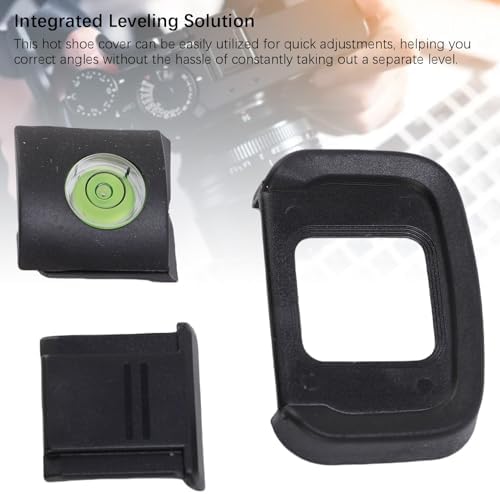 Camera Hot Shoe Level, Cover Bubble Level Camera Hot Shoe, Replacement for Z50, with Comfortable Materials for Long Shoots - Image 5