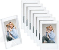 uxcell 8pcs Mini Picture Frames, 2.4 x 3.6 Inch Rectangular Film Photo Frame, Small Instant Film Photo Frame Holder for Tabletop Picture Display, Matte Clear by uxcell