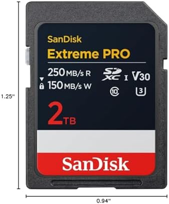 SANDISK 2TB Extreme PRO SDXC UHS-I Memory Card - Up to 250MBs - C10, U3, V30, 4K UHD, SD Card - SDSDXXD-2T00-GN4IN - Image 7