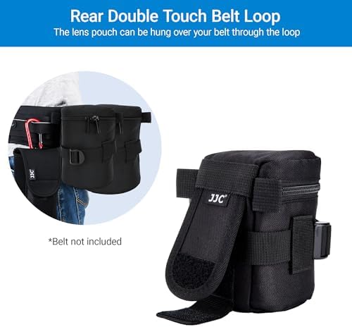 JJC Small Camera Lens Pouch for Fuji XC 15-45mm,16-50mm XF Lens Case - Image 5