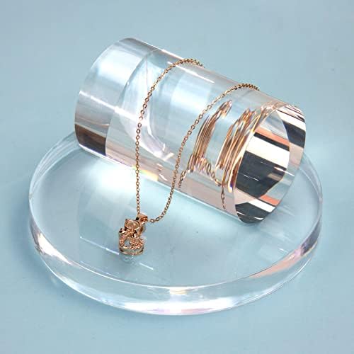 Polished Acrylic Cylinder Round Photo Props, Transparent Cylinder - Image 3