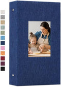 Vienrose 4x6 Photo Album,300 Pockets,Linen Cover with Window,Blue by Vienrose