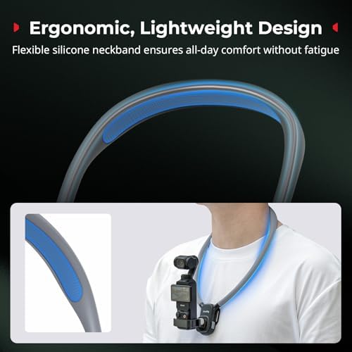 SMALLRIG Action Camera Magnetic Neck Mount with Strap for Hands-Free Vlog - Image 6