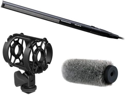 Sennheiser MKH 416-P48 Short Shotgun Interference Tube Mic & Fur Windshield Deluxe Kit by Unknown