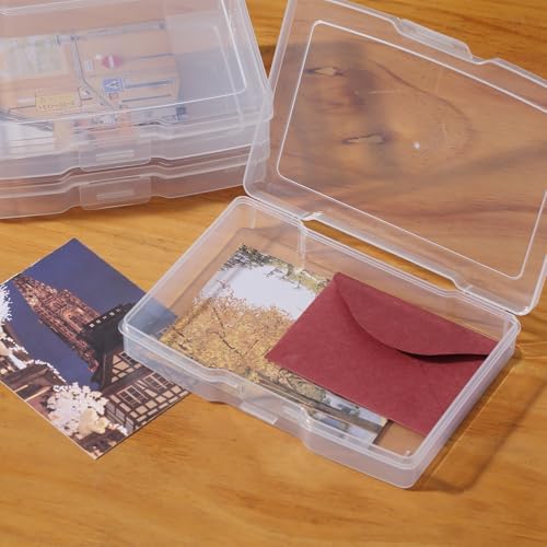 novelinks 24 Pack 4"x6" Photo Storage Boxes and Picture Organizer (Clear) - Image 5