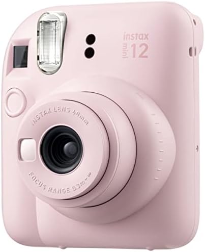Fujifilm Instax Mini 12 Instant Film Camera Blossom Pink, Fujifilm Instax Mini Twin Pack Instant Film 20 Prints, Prtotective Case, Gift Bundle - Image 2