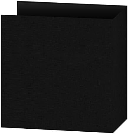 Pioneer T-811CBFBK 8 1/2 Inch by 11 Inch 3-Ring Fabric Frame Cover Memory Binder, Deep Black - Image 2