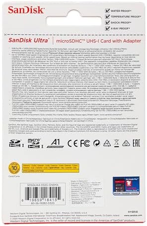 SanDisk 32GB Ultra microSDHC UHS-I Memory Card with Adapter - 98MB/s, C10, U1, Full HD, A1, Micro SD Card - SDSQUAR-032G-GN6MA - Image 5