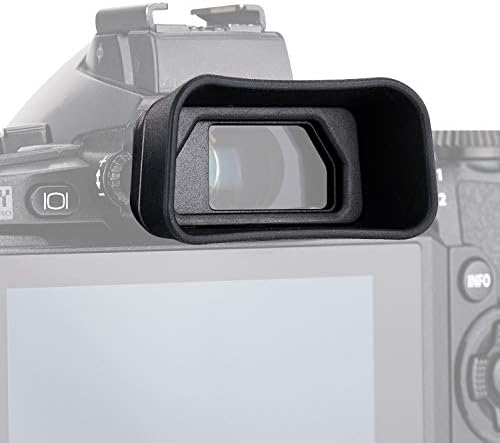 JJC KIWIFOTOS Ergonomic Long Camera Eyecup for Olympus E-M1 / E-M1 Mark II, EM1 Eye Cup, EM1 Mark II Eye Piece, Replaces Olympus EP-13 EP-12, Soft Silicone, 47x25x19mm - Image 5