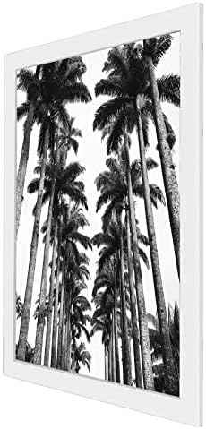 Americanflat 22x28 Poster Frame - White Engineered Wood with Polished Plexiglass - Wide Picture Frame for Vertical or Horizontal Wall Display - Epic Collection - White - Image 6