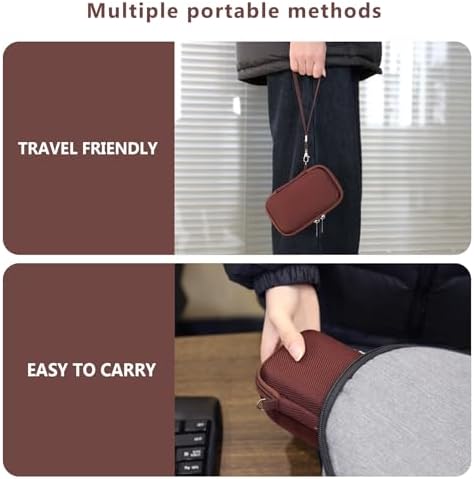 Hard Travel Case for Sony ZV-1, ZV-1F, ZV-1 II Digital Camera, Brown - Image 6