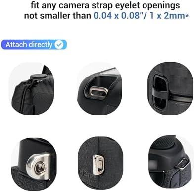 JJC 2Pack Camera Neck Strap Quick Release Buckle Connector for Canon PowerShot G7X Mark III II G5X Mark II Sony ZV-1 RX100 VII VI V IV III Ricoh GR IIIx GR III Leica Q3 Q2 M1 & More Compact Cameras - Image 5