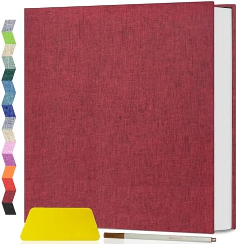 Popotop Photo Album Self Adhesive Scrapbook Album for 4x6 5x7 8x10 Pictures DIY Photo Book as Scrapbooking Supplies Kits, Birthday Gifts for Women Mom Wedding Baby Family Travel by Popotop