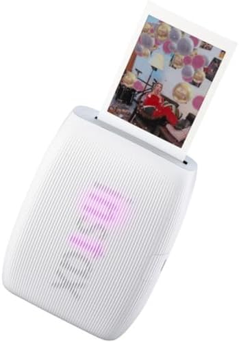 Fujifilm INSTAX Mini Link 3 Smartphone Printer | Clay White Bundled with INSTAX Mini Instant Film | 20 Exposures + Instax Mini Album, Borders, Stickers & Clips + Microfiber Cleaning Cloth (4 Items) - Image 2