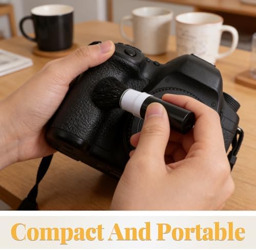 5pcs Camera Cleaning Tool Retractable Handheld Brush with Short Handle - Image 3
