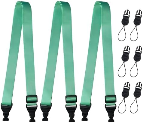 3 Pack Adjustable Shoulder Strap:Comfortable for iPad Strap Nylon Neck Lanyard for iPad/Samsung Tablet Case,Camera Binocular Crossbody Laptop Luggage Bag(Mint Green) by Gowjaw