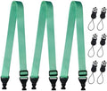 3 Pack Adjustable Shoulder Strap:Comfortable for iPad Strap Nylon Neck Lanyard for iPad/Samsung Tablet Case,Camera Binocular Crossbody Laptop Luggage Bag(Mint Green) by Gowjaw