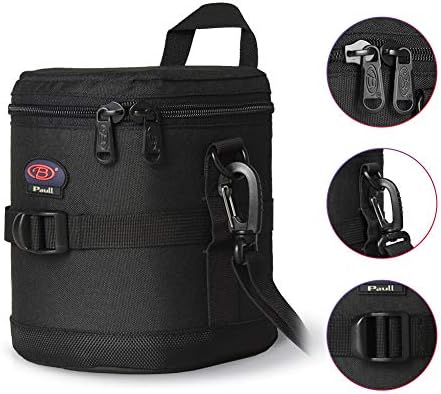 DSLR Camera Lens Case Pouch Bag for Lenses up to 4.72" x 5.91" - Image 5