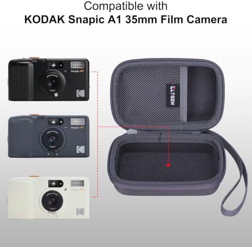L LTGEM Case Compatible with KODAK Snapic A1 35mm Film Camera, Hard Travel Carrying Camera Case for KODAK Snapic A1(Black) - Image 3
