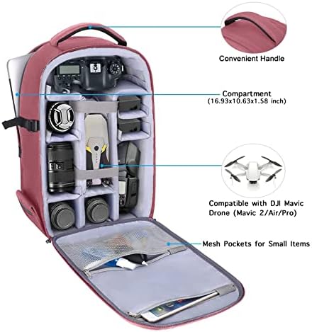 MOSISO Camera Backpack, DSLR/SLR/Mirrorless Photography Camera Bag - Image 2