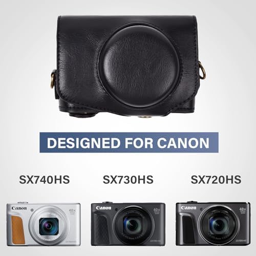 kinokoo Case for Canon PowerShot SX720 HS/SX730 HS/SX740 HS with Strap - Image 2