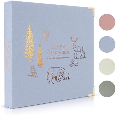 Keepsake Baby Memory Book for Boys and Girls - Timeless First 5 Year Book by ZICOTO
