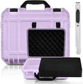 Relaxweex 8.5 x 6.5 x 3.7 Inch Hard Case, Grid Shell, Purple by Relaxweex