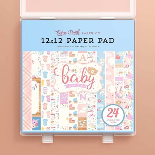 4-Pack Craft Organizers and Storage, Art Supply Organizer with Secure Lid, Clear Stackable Plastic Storage for Puzzle, Board Game, Photo, 12 x12 Paper, Inner Size 12.2" x 12.2" x 0.85" - Image 2
