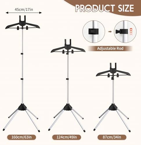 Abiglifty 34-63 Inch Adjustable T Shirt Display - Image 2