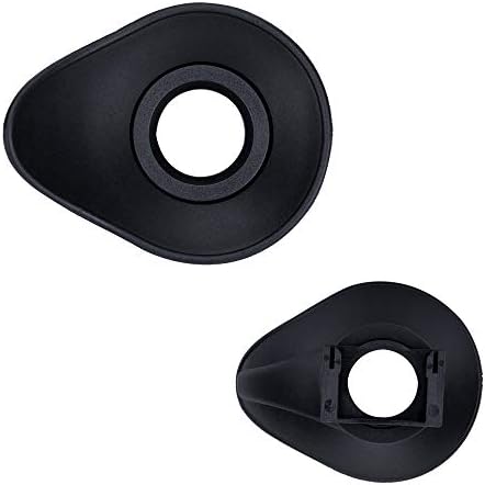 JJC Oval Eyecup Eyepiece Viewfinder for Nikon D7500 D7200 D7100 D7000 D5600 D5500 D5300 D3500 D3400 D780 D750 D610 D90 D80 & More, 360° Rotatable Design Replaces Nikon DK-25/20/21/23/24 Eye Cup - Image 2