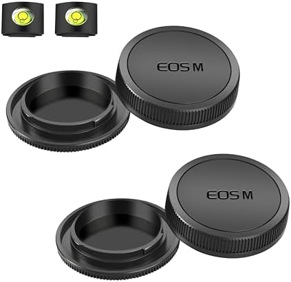 ULBTER Body Cap + Rear Lens Over for Canon EF-M Mount Camera by ULBTER