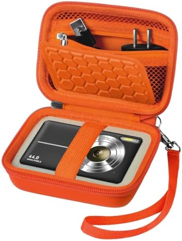 Comecase Digital Camera Case for Kodak PIXPRO FZ45 FZ55, Orange by COMECASE