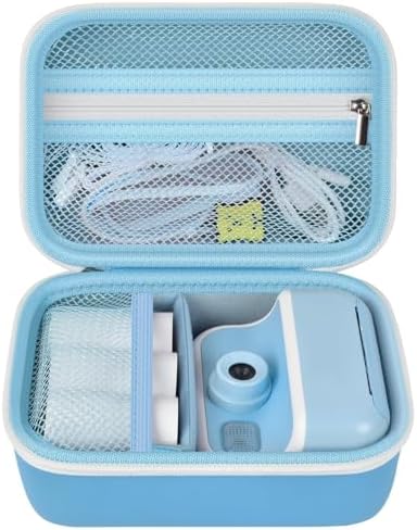 GWCASE kids Camera Case with Easy-Carry Handle, Mesh Pocket and Divider by GWCASE