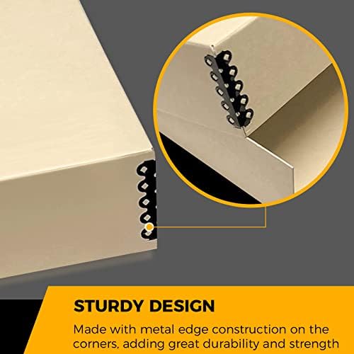Golden State Art, Archival Storage Box, Tan-8.5x11x3 Inch, Pack of 2 - Image 4