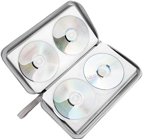 Siveit CD DVD Cases 96 Capacity Disc Storage Binder for Car(Silver) - Image 5