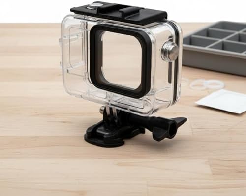 Waterproof Camera Case Housing Shell Cover with High Light Glass Window and Universal Mount Screw Shock Resistant Pc and Stainless Steel Guard Suitable for Scuba Swimming Kayaking Travel - Image 7