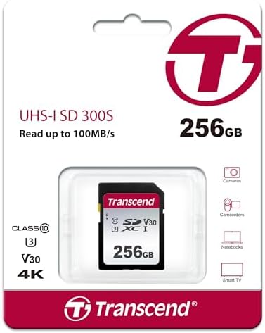 Transcend 256GB SDXC Memory Card, Up to 100MB/s, UHS-I U3 V30, 4K UHD & Full HD, Class 10 High-Speed SD Card for Canon, Nikon, Sony, Pentax, Kodak, Olympus, Panasonic Digital Cameras - Image 6